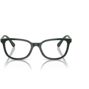 Swarovski Women’s SK2003F Low Bridge Fit Rectangular Prescription Eyewear Frames(Emerald/Demo Lens)