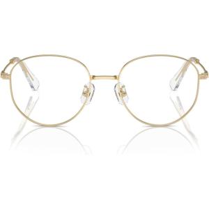 Swarovski Women’s Sk1016d Round Prescription Eyewear Frames(Pale Gold/Demo Lens)