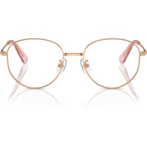 Swarovski Women’s Sk1016d Round Prescription Eyewear Frames(Rose Gold/Demo Lens)