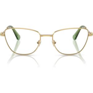 Swarovski Women’s Sk1018 Cat Eye Prescription Eyewear Frames(Gold/Demo Lens)