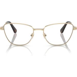 Swarovski Women’s Sk1018 Cat Eye Prescription Eyewear Frames(Pale Gold/Demo Lens)