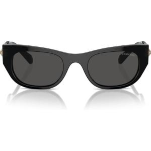 Swarovski Women’s Sk6022 Cat Eye Sunglasses(Brown/Brown Gradient)