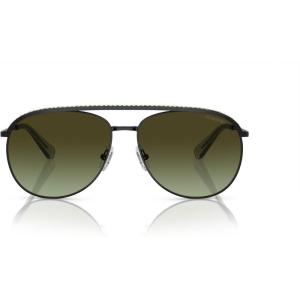 Swarovski Women’s Sk7005 Aviator Sunglasses(Black/Green Gradient Brown)