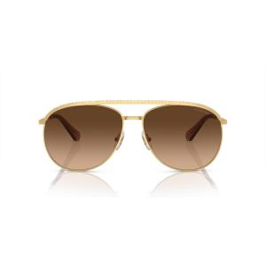 Swarovski Women’s Sk7005 Aviator Sunglasses(Gold/Gradient Brown)