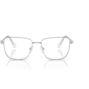 Swarovski womens Sk1003 Square Prescription Eyewear Frames(Silver/Demo Lens)