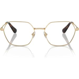Swarovski womens Sk1011 Hexagonal Prescription Eyewear Frames(Pale Gold/Demo Lens)