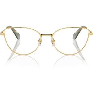Swarovski womens Sk1012 Cat Eye Prescription Eyewear Frames(Gold/Demo Lens)