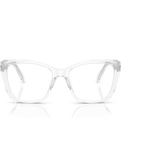Swarovski womens Sk2008 Square Prescription Eyewear Frames(Crystal/Demo Lens)