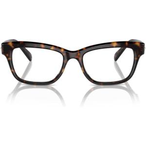 Swarovski womens Sk2022 Square Prescription Eyewear Frames(Dark Havana/Demo Lens)