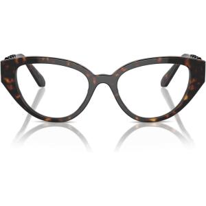 Swarovski womens Sk2024 Cat Eye Prescription Eyewear Frames(Dark Havana/Demo Lens)