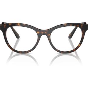 Swarovski womens Sk2025 Round Prescription Eyewear Frames(Dark Havana/Demo Lens)