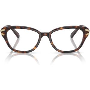 Swarovski womens Sk2032 Square Prescription Eyewear Frames(Havana/Demo Lens)