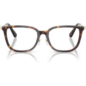 Swarovski womens Sk2041d Square Prescription Eyewear Frames(Havana/Demo Lens)