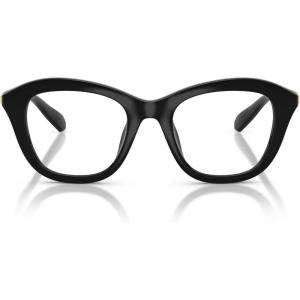 Swarovski womens Sk2042u Universal Fit Cat Eye Prescription Eyewear Frames(Black/Demo Lens)