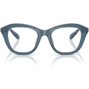 Swarovski womens Sk2042u Universal Fit Cat Eye Prescription Eyewear Frames(Milky Light Blue/Demo Lens)