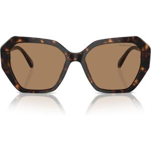 Swarovski womens Sk6017 Butterfly Sunglasses(Dark Havana/Photochromic Beige to Brown)
