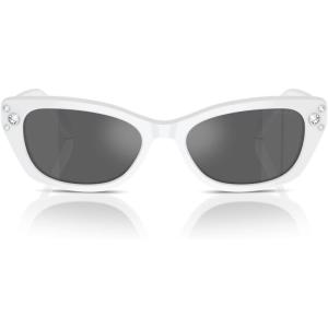 Swarovski womens Sk6019 Butterfly Sunglasses(Dark Havana/Photochromic Beige to Brown)