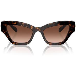 Swarovski womens Sk6021 Cat Eye Sunglasses(Rose Gold/Gradient Pink)