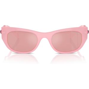 Swarovski womens Sk6022f Low Bridge Fit Square Sunglasses(Rose Gold/Light Purple Brown)