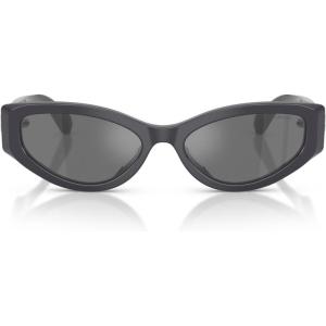 Swarovski womens Sk6045u Universal Fit(Dark Grey/Grey Mirrored Black)