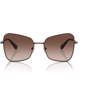 Swarovski womens Sk7008 Butterfly Sunglasses(Bronze/Gradient Brown)