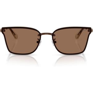 Swarovski womens Sk7036d Rectangular Sunglasses(Brown/Dark Brown)