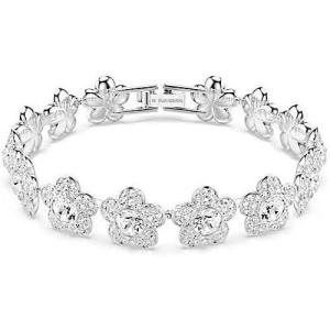 Swarovski x Ariana Grande Jewelry Collection: Necklace, Bracelet, Choker, Earrings, Crystals, Crystal Pearls, Rhodium Finish(Clear Bracelet)