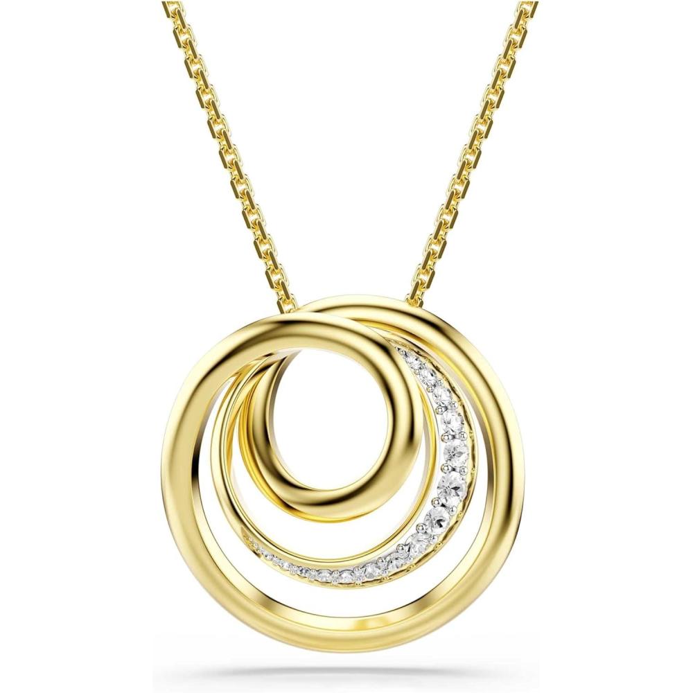 imageSwarovski Hyperbola necklace Round cut White Goldtone plated