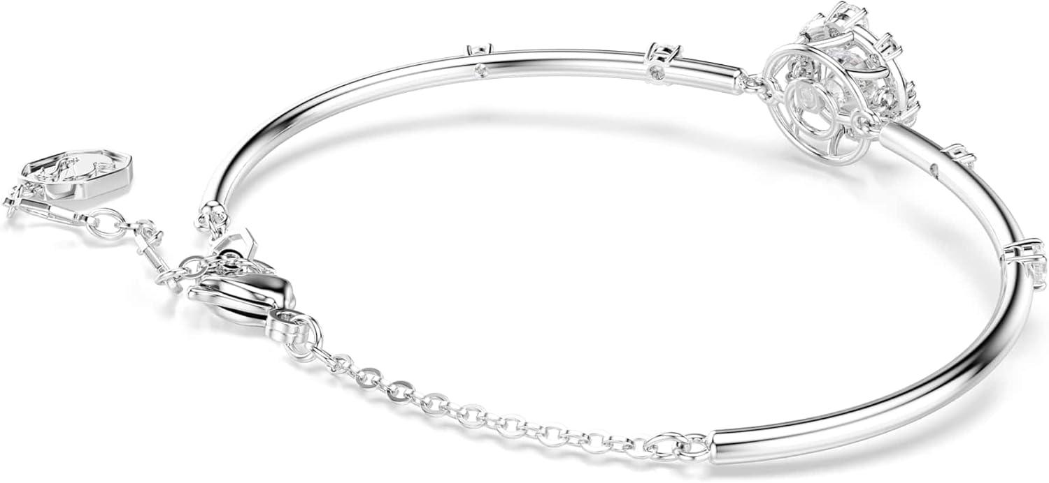imageSwarovski Constella bangle Round cut Dancing stSwarovski One White Rhodium plated