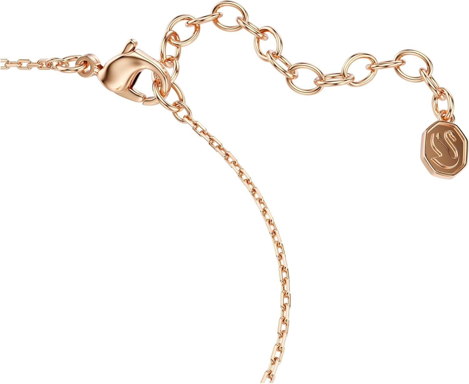 imageSwarovski Swan bracelet Mixed cuts Swan White Rose goldtSwarovski One plated