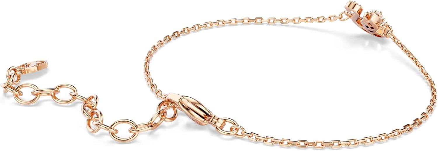 imageSwarovski Swan bracelet Mixed cuts Swan White Rose goldtSwarovski One plated