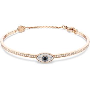 Swarovski Symbolica bangle, Eye, Multicolored, Rose gold-tSwarovski One plated