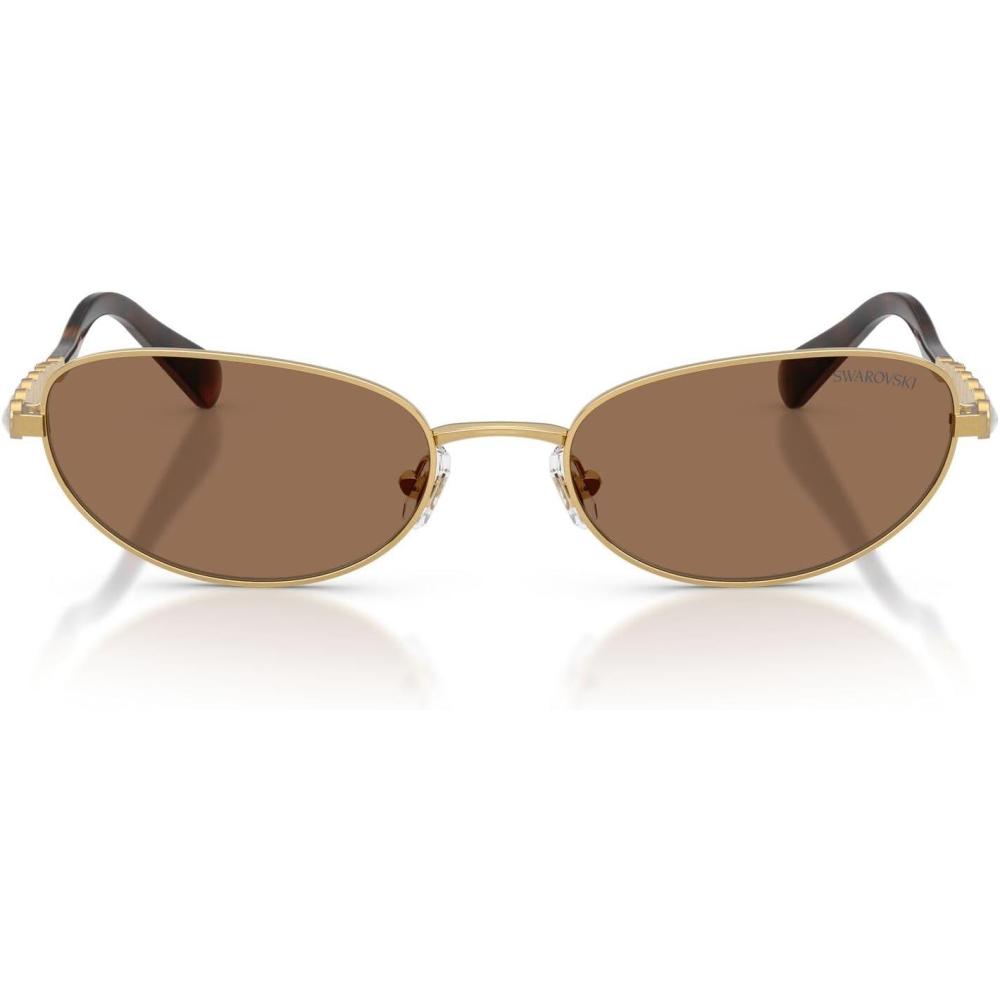 imageSwarovski Womens Sk7044GoldDark Brown