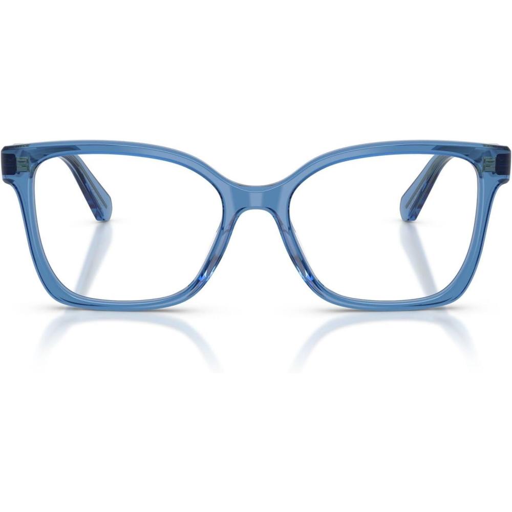 imageSwarovski womens Sk2061 Square Prescription Eyewear FramesTransparent BlueDemo Lens