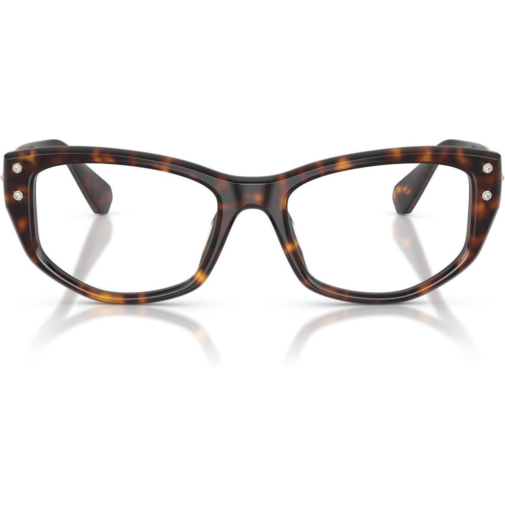 imageSwarovski womens Sk2062u Universal Fit Square Prescription Eyewear FramesHavanaDemo Lens