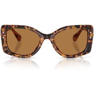 Swarovski Women’s Sk6058u Universal Fit(Light Havana/Bronze)
