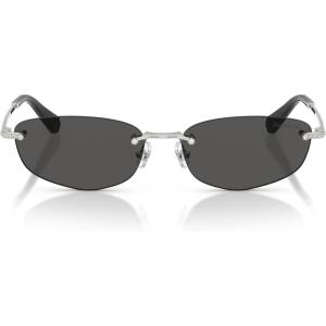 Swarovski Women’s Sk7045d Low Bridge Fit(Silver/Dark Grey)