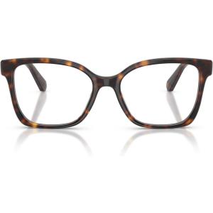 Swarovski womens Sk2061 Square Prescription Eyewear Frames(Havana/Demo Lens)