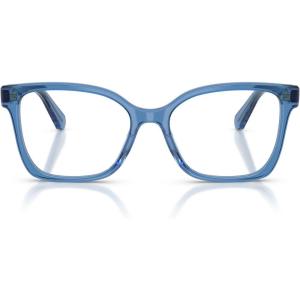 Swarovski womens Sk2061 Square Prescription Eyewear Frames(Transparent Blue/Demo Lens)