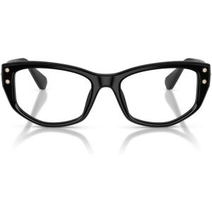 Swarovski womens Sk2062u Universal Fit Square Prescription Eyewear Frames(Black/Demo Lens)