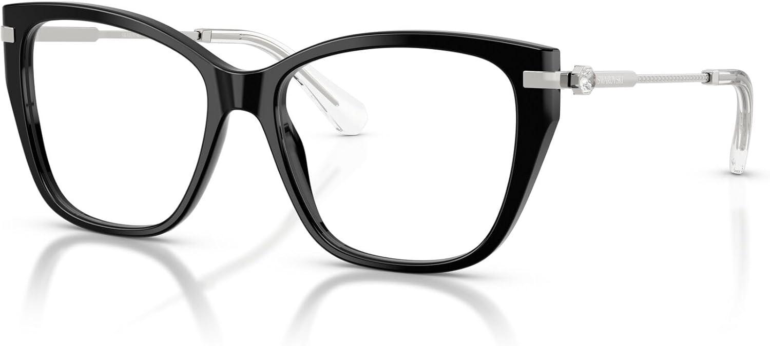 imageSwarovski womens Sk2060 Cat Eye Prescription Eyewear FramesBlackDemo Lens