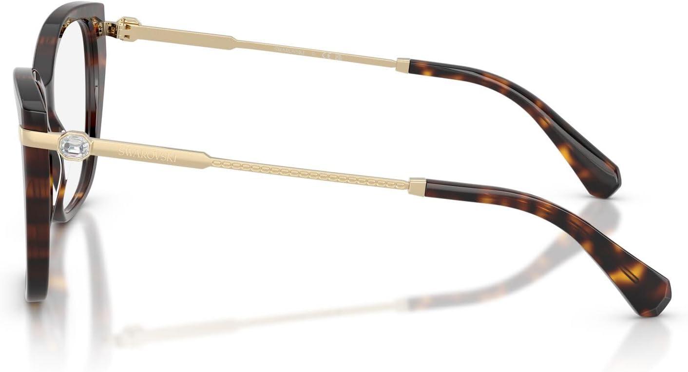 imageSwarovski womens Sk2060 Cat Eye Prescription Eyewear FramesHavanaDemo Lens