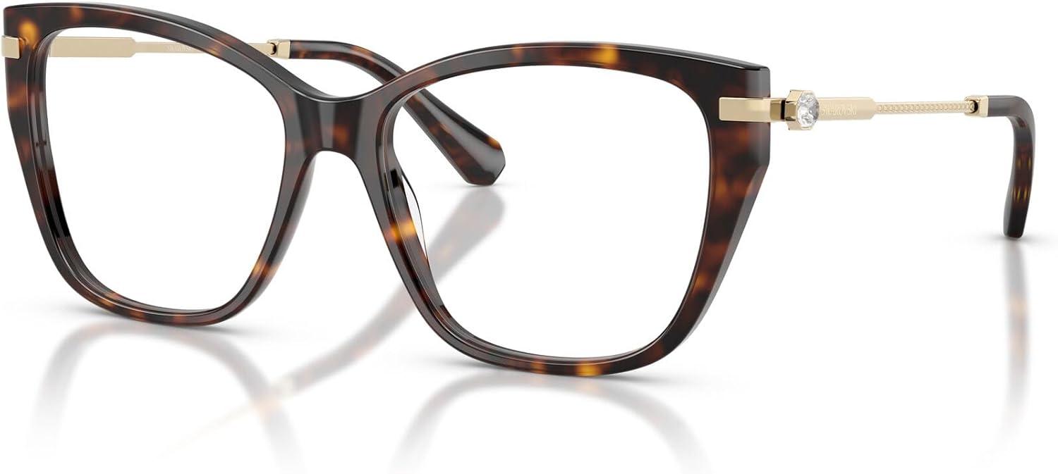 imageSwarovski womens Sk2060 Cat Eye Prescription Eyewear FramesHavanaDemo Lens