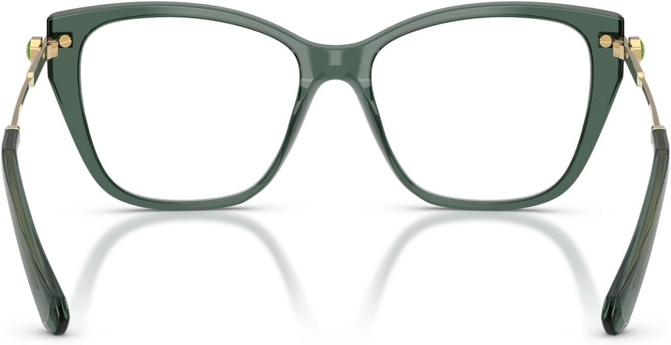 imageSwarovski womens Sk2060 Cat Eye Prescription Eyewear FramesTransparent Light GreenDemo Lens