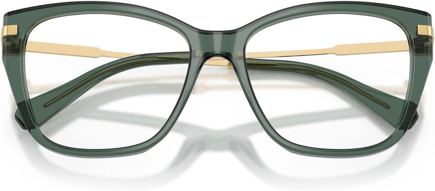 imageSwarovski womens Sk2060 Cat Eye Prescription Eyewear FramesTransparent Light GreenDemo Lens