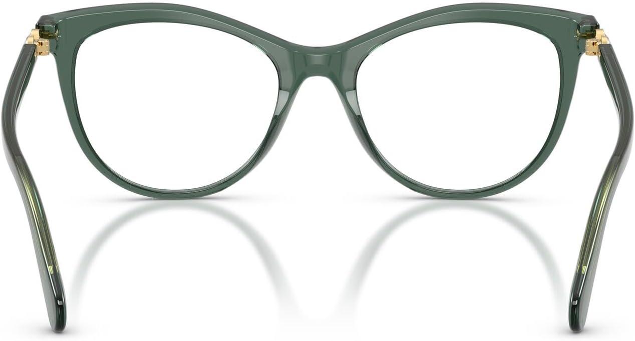 imageSwarovski womens Sk2064 Round Prescription Eyewear FramesTransparent GreenDemo Lens