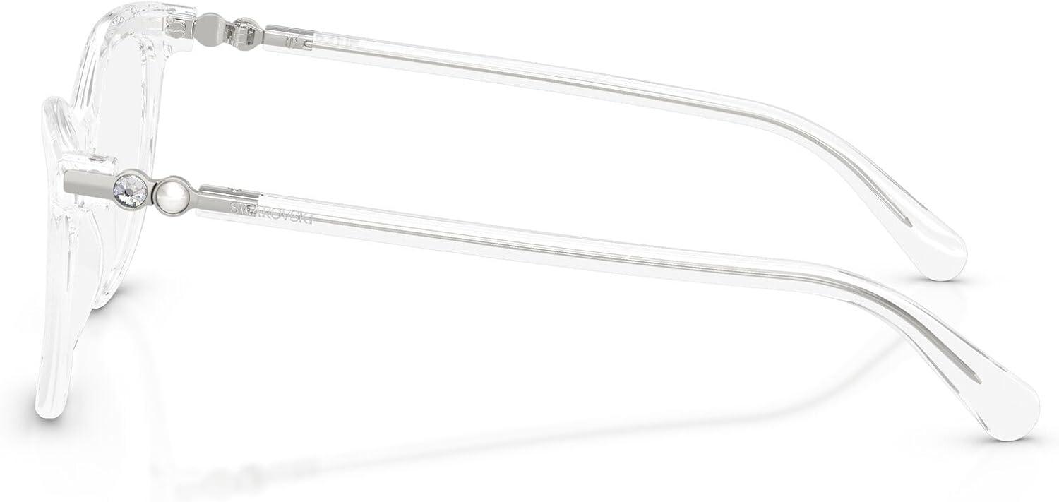 imageSwarovski womens Sk2064 Round Prescription Eyewear FramesTransparentDemo Lens