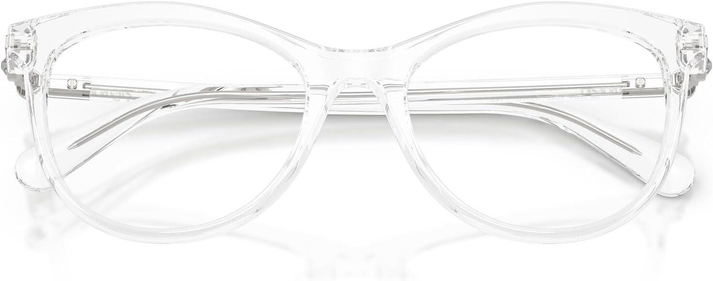 imageSwarovski womens Sk2064 Round Prescription Eyewear FramesTransparentDemo Lens