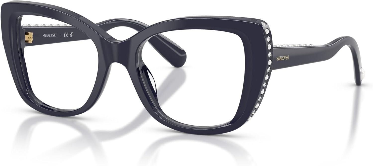 imageSwarovski womens Sk2066u Universal Fit Butterfly Prescription Eyewear FramesBlueDemo Lens