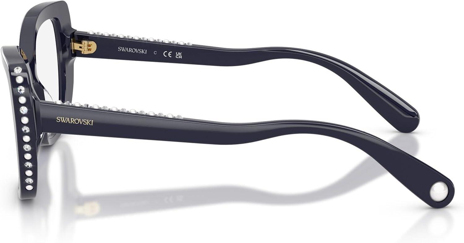 imageSwarovski womens Sk2066u Universal Fit Butterfly Prescription Eyewear FramesBlueDemo Lens